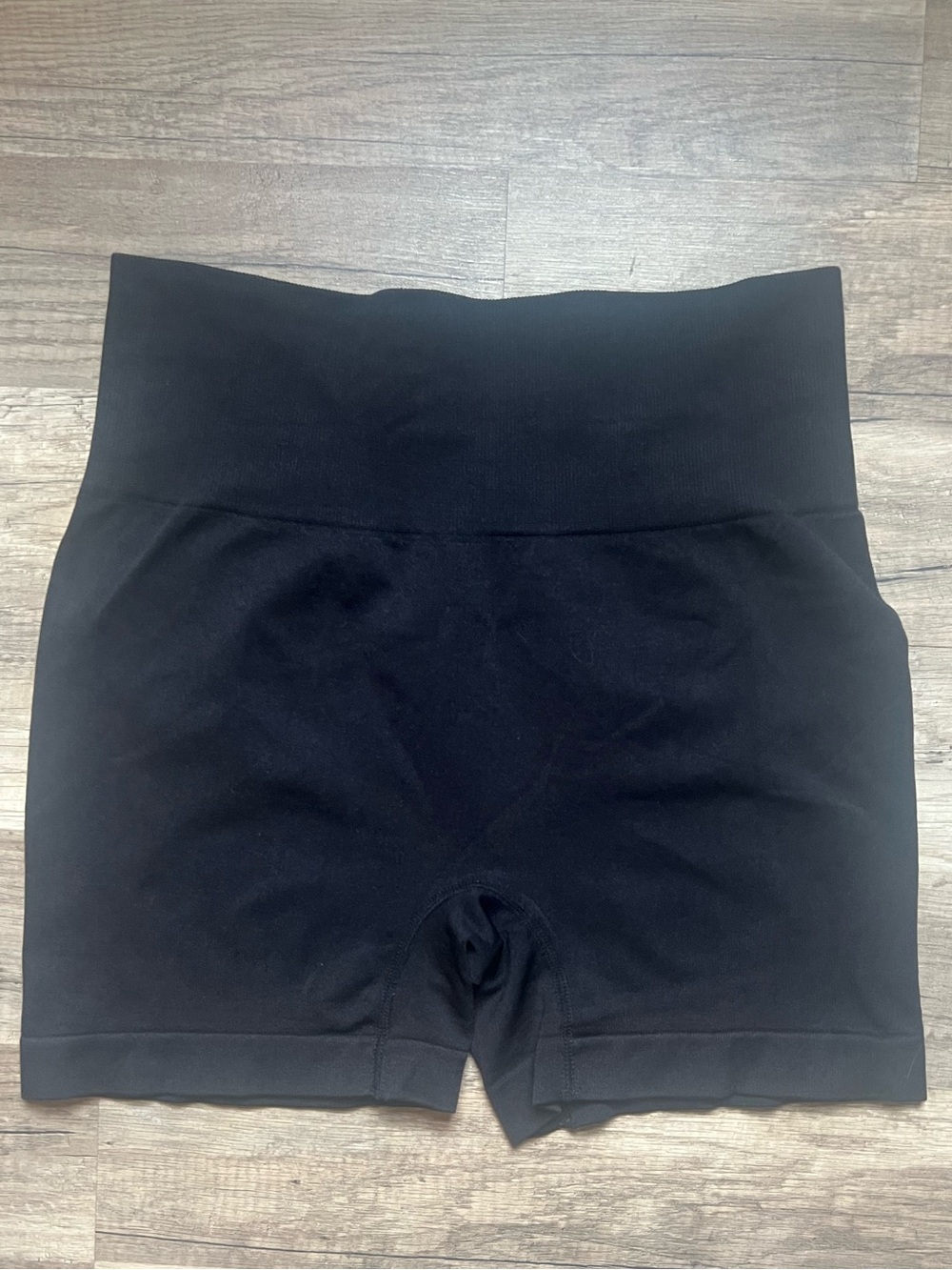 Black short stretchy- perfect to pair with oversize T